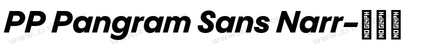 PP Pangram Sans Narr字体转换
